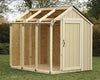 2X4Basics Galvanized Steel Resin Peak Roof Style Shed Bracket Kit 9.25 W in.