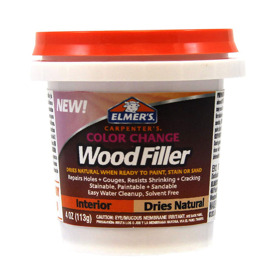 Elmer's Carpenter's Natural Wood Filler 4 oz