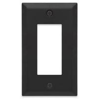 Amerelle Century Matte Black 1 gang Stamped Steel Decorator Wall Plate 1 pk - Deal of The Week