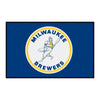 MLB - Milwaukee Brewers Retro Collection Rug - 19in. x 30in. - (1970)