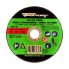 Forney 4 in. D X 5/8 in. Aluminum Oxide Metal Cut-Off Wheel 1 pc - Deal of The Week