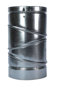 Selkirk 6 in. Dia. x 6 in. Dia. Adjustable 90 deg. Aluminum/Galvanized Steel Adjustable Elbow (Pack of 2)