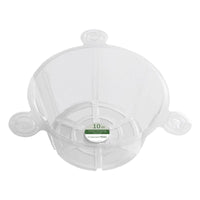 Crescent Too 5 in. H X 10 in. D Polyethylene Hanging Basket Drip Pan Clear (Pack of 25)