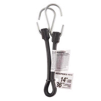 Keeper 14 in. L Black Rubber Tarp Strap (Pack of 10)