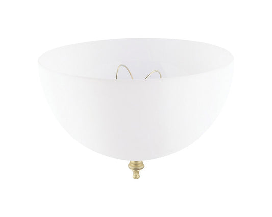 Westinghouse Dome White Acrylic Lamp Shade 1 pk