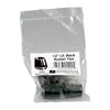 Waxman Consumer Group 4440295N 1/2" Black Rubber Chair Tips 4 Count