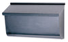 Architectural Mailboxes Woodlands Contemporary Galvanized Steel Wall Mount Black Mailbox - Open Box