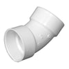 Charlotte Pipe Schedule 40 4 in. Hub X 4 in. D Hub PVC 45 Degree Elbow 1 pk - Deal of The Week