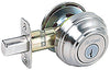 Kwikset SmartKey Satin Nickel Metal Deadbolt