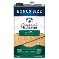 Thompson's Waterseal Clear Oil-Based Low VOC Waterproofer Wood Protector 1.2 gal. (Pack of 4)