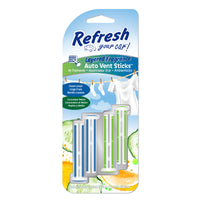 Handstands 09580 Refresh Your Car Odor Eliminator Vent Stick 4 Count (Pack of 6)
