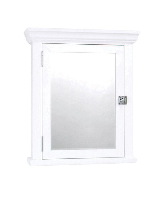 Zenith Products 27.19 in. H X 22.38 in. W X 5.88 in. D Gloss White Wall Cabinet