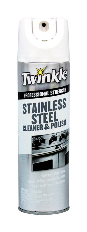 Twinkle Fresh Clean Scent Stainless Steel Cleaner 17 oz. Aerosol (Pack of 6)