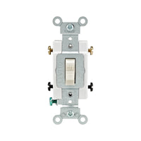 Leviton 20 amps Double Pole Toggle AC Quiet Switch Light Almond 1 pk - Deal of The Week