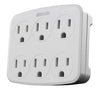 Southwire Woods 6 outlets Wall Tap White