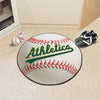 MLB - Oakland Athletics Retro Collection Baseball Rug - 27in. Diameter - (2000)