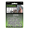 Hangman 1-1/8 in. Silver Stainless Steel Christmas Light Hangers (Pack of 6)