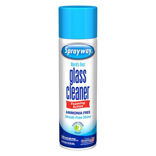 Sprayway Fresh Scent Glass Cleaner 19 oz. Foam