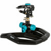 Gilmour Heavy Duty Metal Black Elevated Base Impact Sprinkler 43 ft. Range, 5800 sq. ft. Coverage
