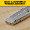 Stanley Classic 99 6 in. Retractable Utility Knife Gray (Pack Of 6)