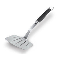 Weber Precision Wide Grill Spatula Stainless Steel 18 Inch with Soft Touch Handle for Easy Flipping
