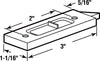 Prime Line White Vinyl Window Tilt Latch 3 L x 1.06 W x 2 Thick in. for Aluminum Windows