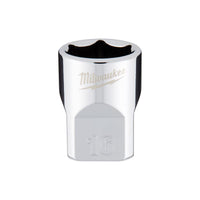 Milwaukee 16 mm X 3/8 in. drive Metric 6 Point Standard Socket 1 pc