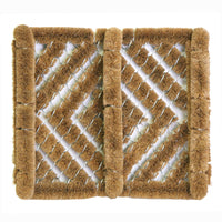 Sports Licensing Solutions Adirondack Boot Buck Brown Coir Nonslip Boot/Shoe Scraper 14 in. L x 12 in. W