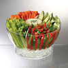 Prodyne Clear Crystal Salad bowl and server Bowl on Ice 1 pc