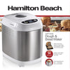 Hamilton Beach Chrome White Stainless Steel 2 lb Artisan Bread and Dough Maker - Deal of The Week