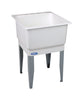 Mustee Utilatub 23 in. W X 25 in. D Single Polypropylene Laundry Tub