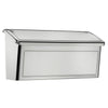 Architectural Mailboxes Silver Stainless Steel Wall Mount Mailbox 14.65 L x 7.13 H x 4.21 W in.