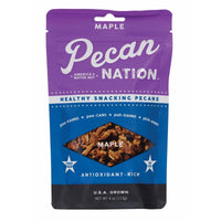 Pecan Nation Maple Pecans 4 oz Pouch (Pack of 8)