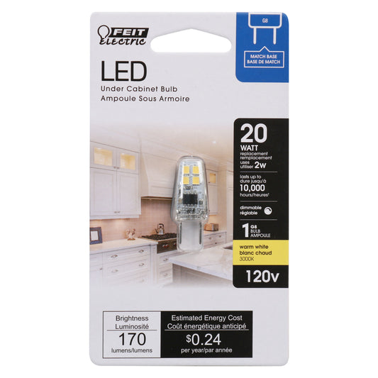 Feit Electric Warm White Dimmable Undercabinet LED 120V 3000K 20W Equivalent