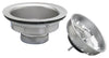 Keeney 3 1/2 in. Chrome Stainless Steel Sink Strainer