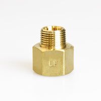 1/2 in. FPT X 3/8 in. D MPT Brass Reducing Coupling (Pack of 5)