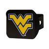 West Virginia University Black Metal Hitch Cover - 3D Color Emblem