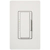 Lutron Maestro White 600 W Preset Slide Dimmer Switch 1 pk