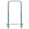 Hampton 5/16 in. x 2 in. W x 4-3/4 in. L Coarse Zinc-Plated Steel Square Bend U Bolt (Pack of 10) - Deal of The Week