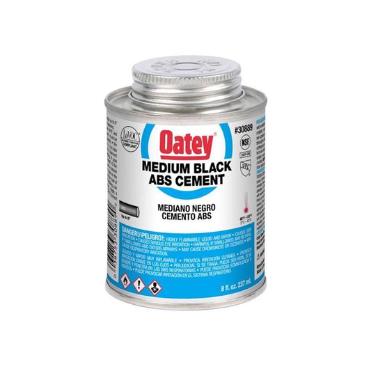 Oatey Black Cement For ABS 8 oz
