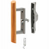 Prime-Line Wood Tone Aluminum/Wood Outdoor Patio Door Handle Set