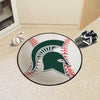 Michigan State University Baseball Rug - 27in. Diameter