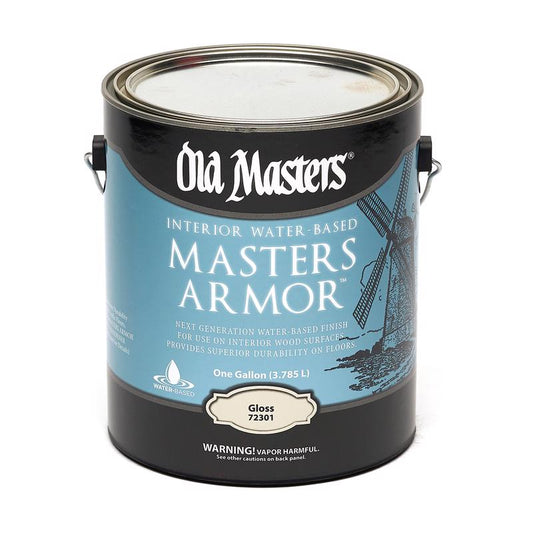 Old Masters Masters Armor Gloss Clear Water-Based Floor Finish 1 gal. (Pack of 2)