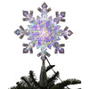 Celebrations LED Cool White Snowflake Tree Topper 9.25 in. (Pack of 6)