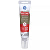 GE Advanced Clear Silicone 2 Kitchen and Bath Caulk Sealant 2.8 oz (Pack of 12)