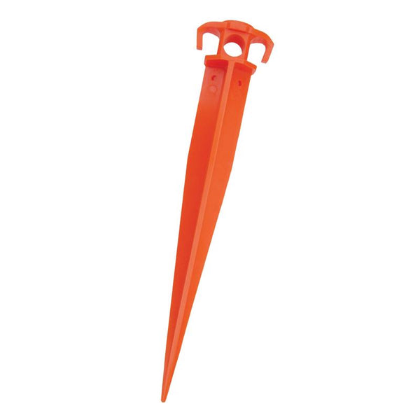 Estaca de plástico para jardinería Koch de 11 pulg. de alto x 2,5 pulg. de ancho, paquete de 1