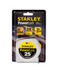 STANLEY PowerLock 25 ft. L X 1 in. W Compact Tape Measure 1 pk
