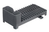 iDesign Clarity 12.5 in. L X 5.69 in. W X 4.32 in. H Gray Plastic Dish Drainer