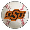 Oklahoma State University Baseball Rug - 27in. Diameter