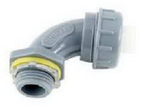 Halex 1/2 in. D PVC 90 Degree Connector For Liquid Tight 1 pk